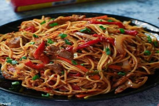 Schezwan Chicken Noodles